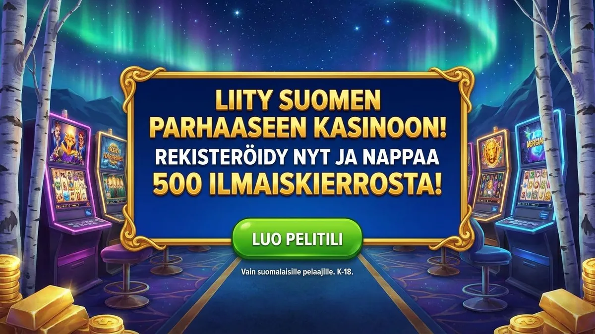 Rekisteröidy bonuksella